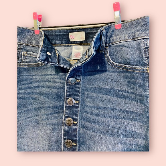 SO Jean Skirt- Girls - Picture 3 of 4
